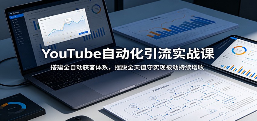 YouTube自动化引流实战课:搭建全自动获客体系,摆脱全天值守实现被动持续增收-二当家网创资源站