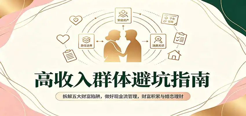 高收入群体避坑指南:拆解五大财富陷阱,做好现金流管理,财富积累与婚恋理财-二当家网创资源站
