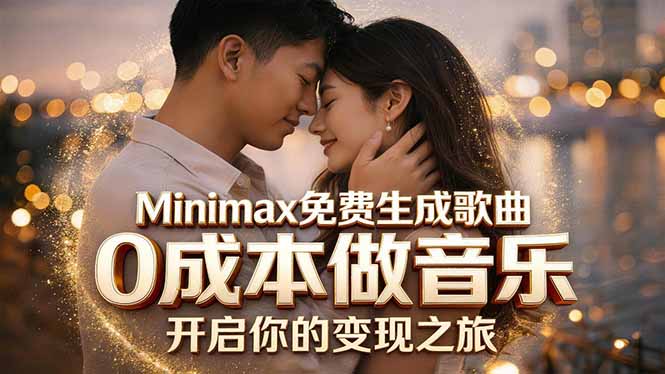 Minimax免费生成歌曲实测！0成本做音乐，说唱流行Lofi一键生成-二当家网创资源站