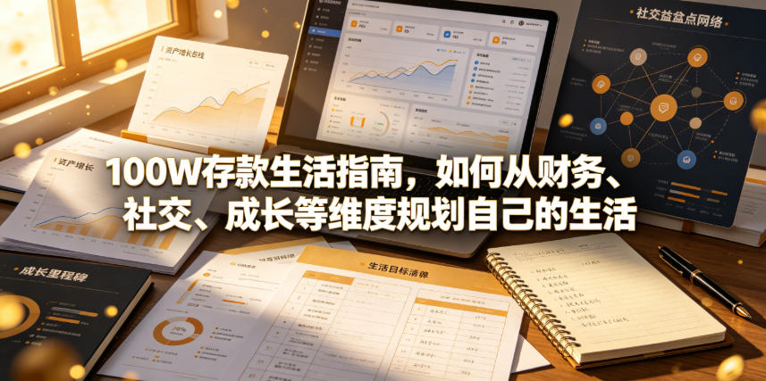 付费文章：100W存款生活指南，如何从财务、社交、成长等维度规划自己的生活-二当家网创资源站