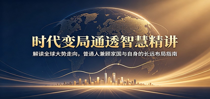 时代变局通透智慧精讲：解读全球大势走向，普通人兼顾家国与自身的长远布局指南-二当家网创资源站