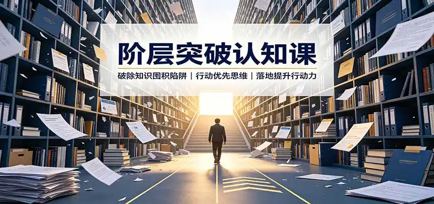 阶层突破认知课:破除知识囤积陷阱,行动优先思维,落地提升行动力-二当家网创资源站
