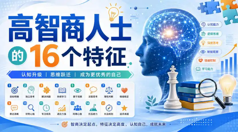 付费文章：高智商人士的16个特征-二当家网创资源站