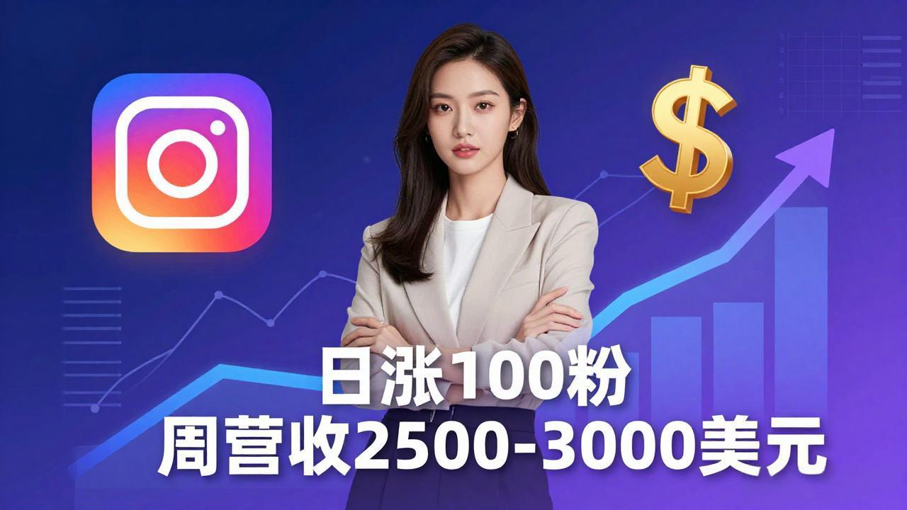想做数字产品？Sheri亲授：日涨100粉、每周2500至3000美元的营收，Instagram躺着赚-二当家网创资源站