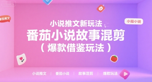 小说推文新玩法，番茄小说故事混剪(爆款借鉴玩法)-二当家网创资源站
