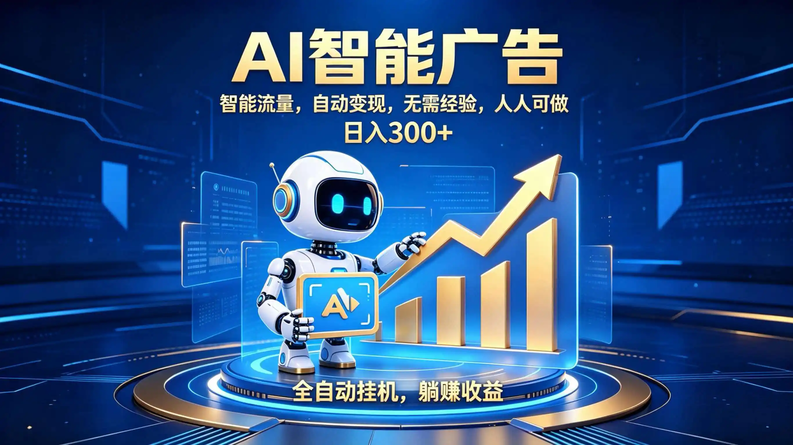 轻资产新赛道,全自动AI广告,打造持续收益-二当家网创资源站