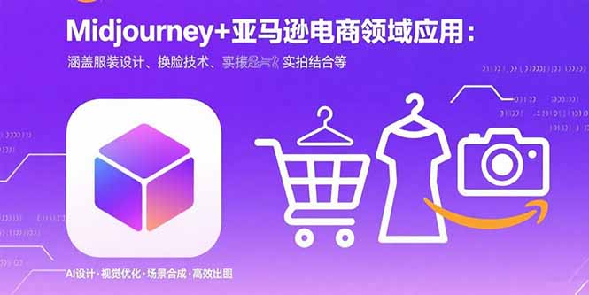 Midjourney+电商领域商业应用：涵盖服装设计、换脸技术、实拍结合等-二当家网创资源站