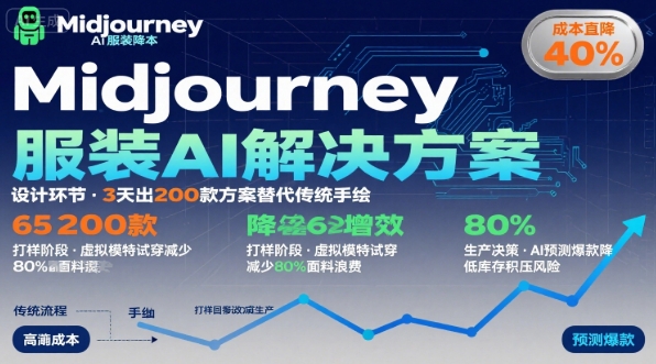 AI在服装领域的运用，使用midjourney做服装辅助企业降低成本-二当家网创资源站