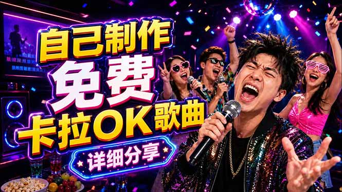 免费卡拉OK歌曲制作全攻略：音轨分离字幕制作，零基础快速做出专业K歌视频-二当家网创资源站