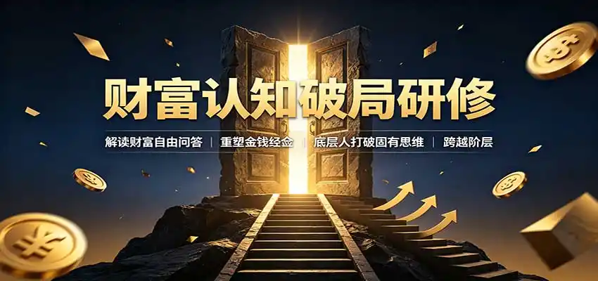财富认知破局研修：解读”孙割”，重塑金钱观念，底层人打破固有思维跨越阶层-二当家网创资源站