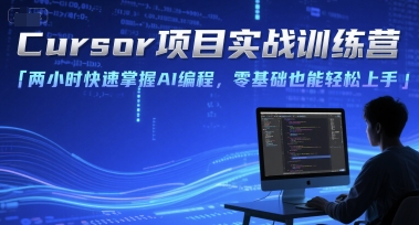 Cursor项目实战训练营，两小时快速掌握AI编程，零基础也能轻松上手-二当家网创资源站