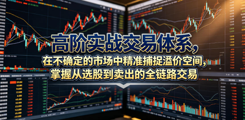 高阶实战交易体系,在不确定的市场中精准捕捉溢价空间,掌握从选股到卖出的全链路交易心法(更新6月)-二当家网创资源站