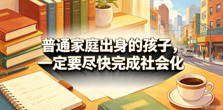 付费文章：普通家庭出身的孩子，一定要尽快完成社会化-二当家网创资源站