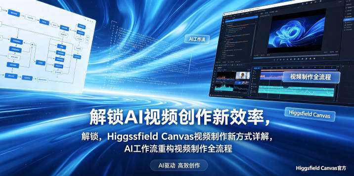 解锁AI视频创作新效率,Higgsfield Canvas视频制作新方式详解,AI工作流重构视频制作全流程-二当家网创资源站