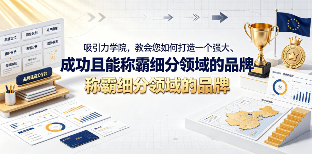 吸引力学院,教会您如何打造一个强大、成功且能称霸细分领域的品牌!【原创双语字幕】-二当家网创资源站
