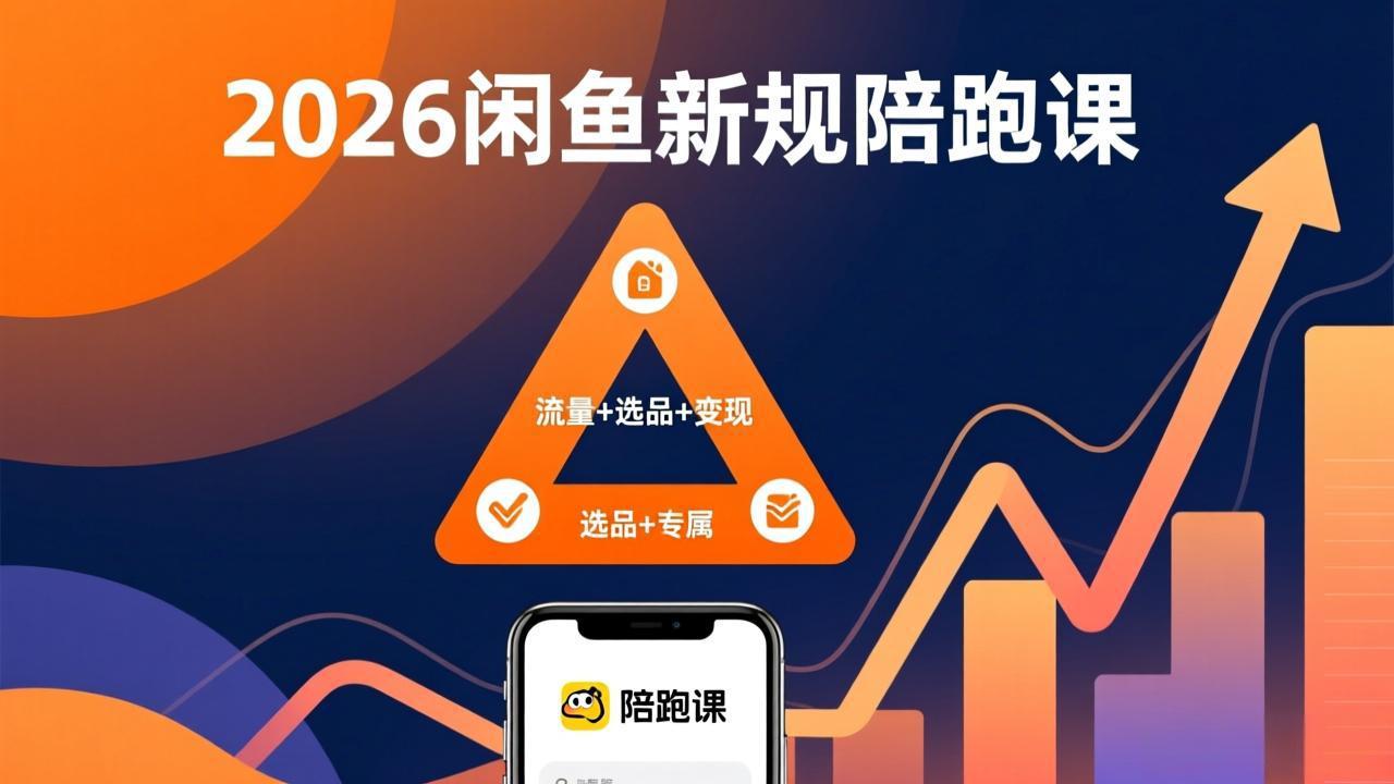 2026闲鱼高阶陪跑课全新上线,带你吃透新规玩转选品流量,从零搭建稳定变现盈利体系-二当家网创资源站