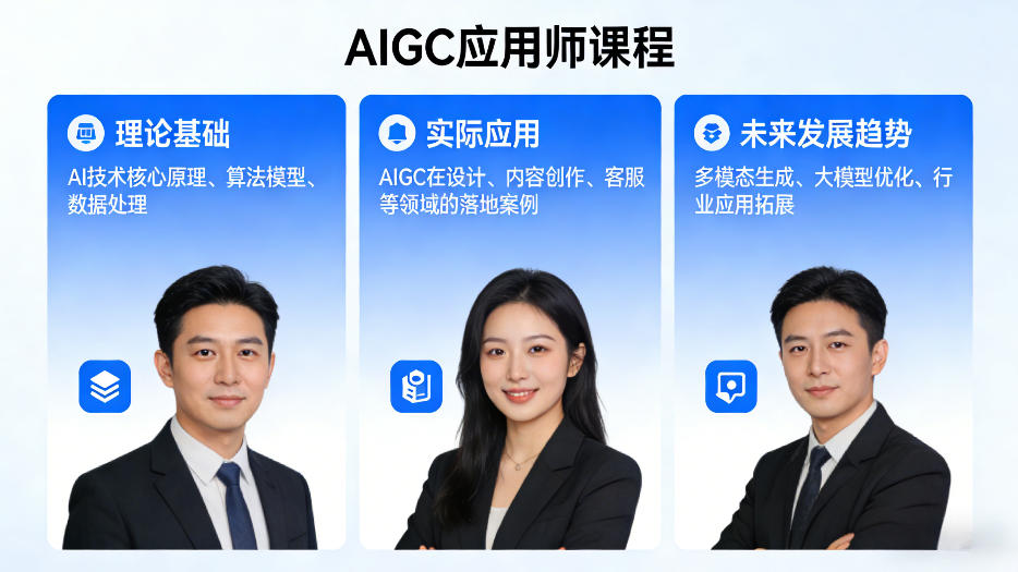 AIGC应用师课程，覆盖了AI技术的理论基础、实际应用、以及未来发展趋势(更新)-二当家网创资源站