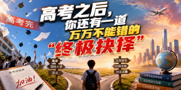 付费文章：高考之后，你还有一道万万不能错的“终极抉择”-二当家网创资源站