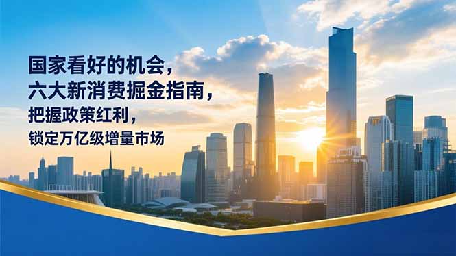 某付费文章：国家看好的机会，六大新消费掘金指南，把握政策红利，锁定万亿级增量市场-二当家网创资源站