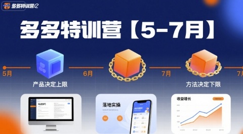 多多特训营【5-7月】产品决定上限，方法决定下限，各种玩法技巧落地实操-二当家网创资源站