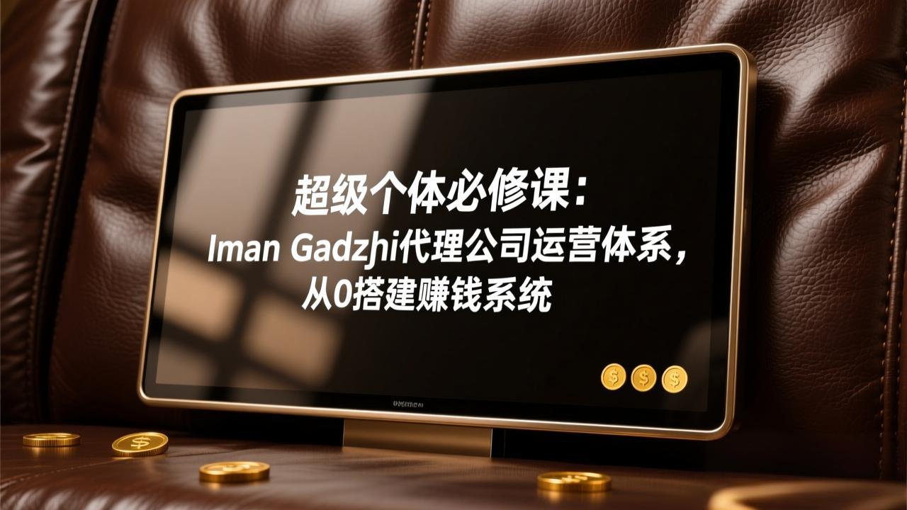 超级个体必修课:Iman Gadzhi代理公司运营体系,从0搭建赚钱系统-二当家网创资源站