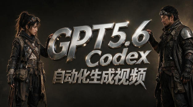 GPT5.6+Codex自动化视频生成：提示词设计×角色设定×封面海报×工作流思路，高效产出AI视频-二当家网创资源站