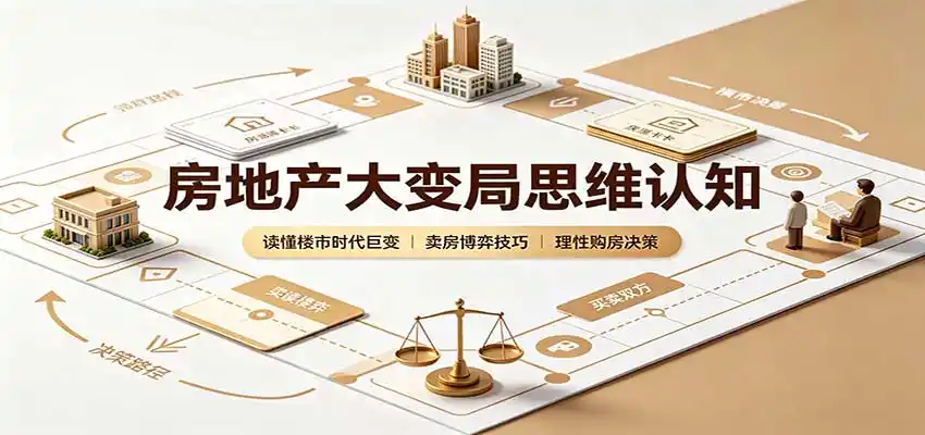房地产大变局思维认知:读懂楼市时代巨变,卖房博弈技巧,理性购房决策-二当家网创资源站