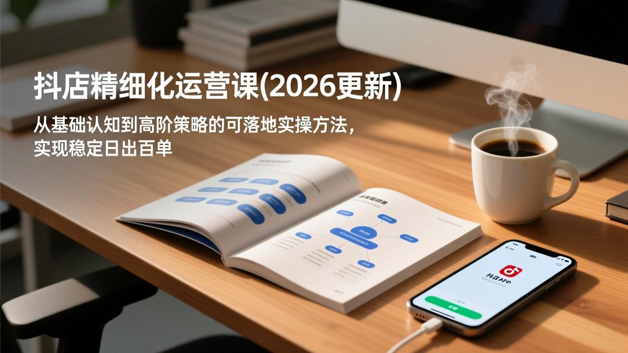 抖店精细化运营课(2026更新-二当家网创资源站