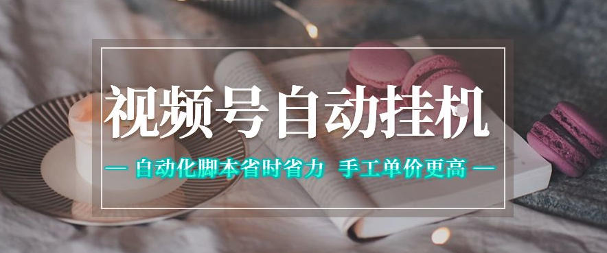 视频号自动挂G项目，自动化脚本省时省力，手工单价更高，日入300+全网最稳【揭秘】-二当家网创资源站