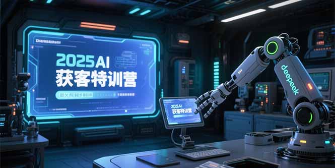 2025AI获客特训营，AI图文视频全制作，deepseek工具实操教学-二当家网创资源站