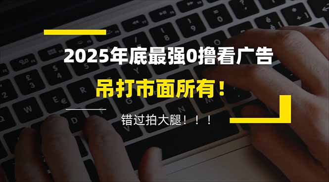 懒人福利！每天 20 分钟刷广告，动动手指轻松赚 100+，碎片时间就能做！-二当家网创资源站