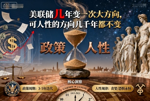 付费文章：美联储几年变一次大方向，可人性的方向几千年都不变-二当家网创资源站