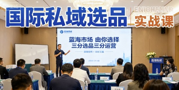 国际私域选品实战课，蓝海市场由你选择，七分选品三分运营-二当家网创资源站