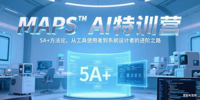 MAPSAI特训营，掌握 5A+方法论，从工具使用者到系统设计者的进阶之路-二当家网创资源站