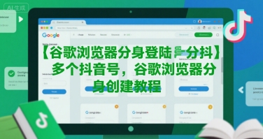 谷歌浏览器分身登陆多个抖音号，谷歌浏览器分身创建教程-二当家网创资源站