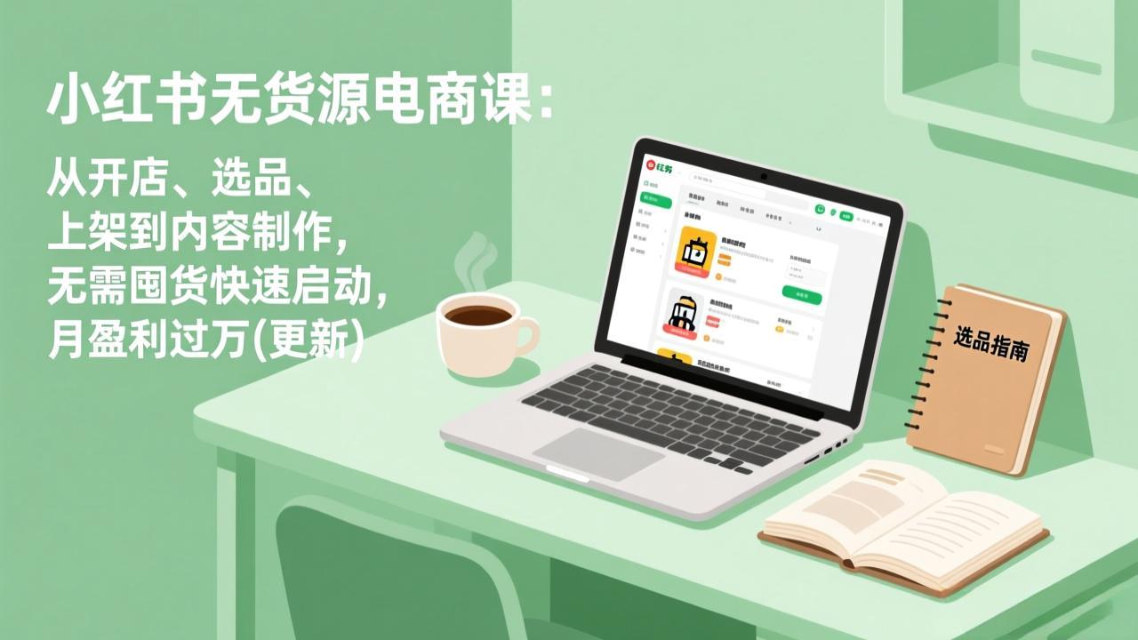 小红书无货源电商课(6月22更新-二当家网创资源站