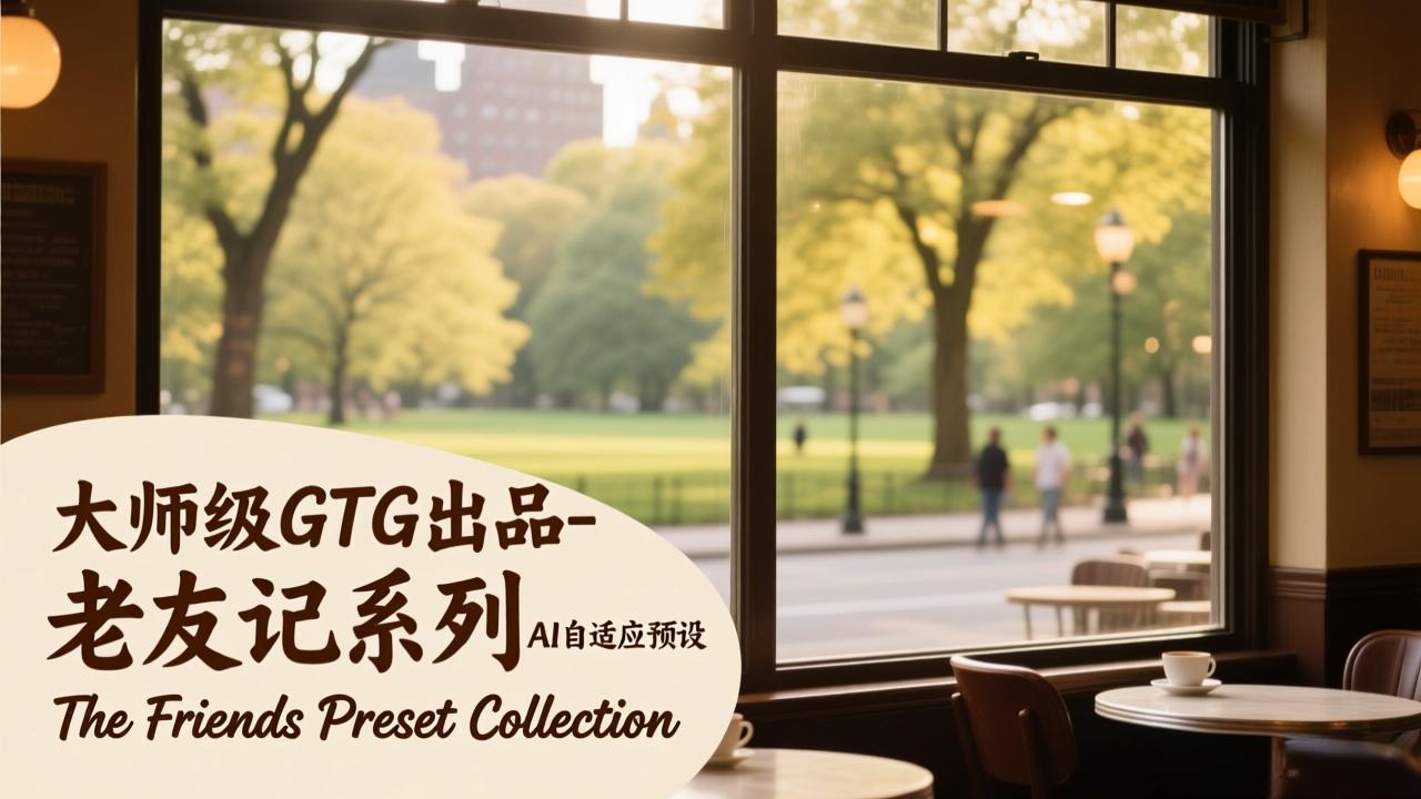 大师级GTG出品-老友记系列AI自适应预设The Friends Preset Collection-二当家网创资源站